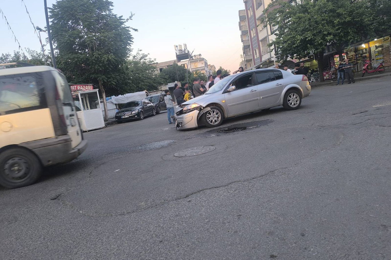 Batman’da maddi hasarlı trafik kazası