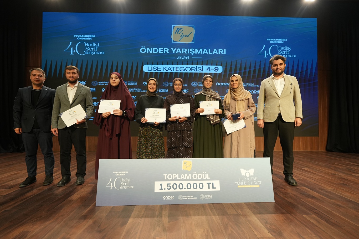 ÖNDER hadis ve kitap okuma yarışmasında ödüller sahiplerini buldu 