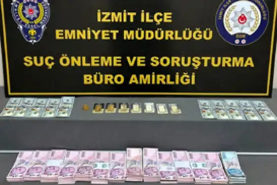 Kocaeli'de sahte altın dolandırıcılığı şüphelileri suçüstü yakalandı