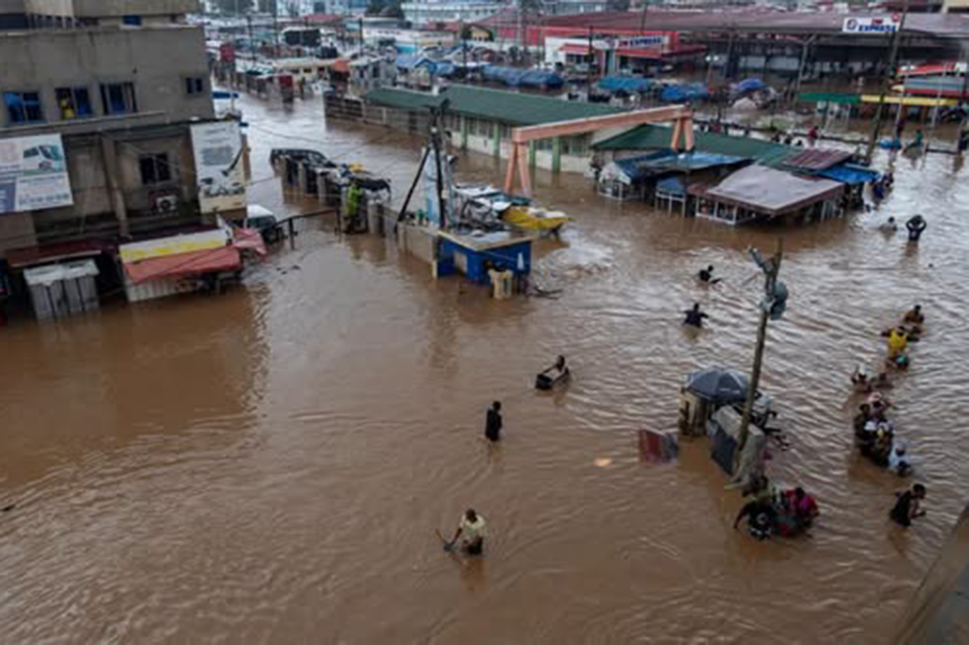 At least 13 dead as torrential rains trigger devastating floods in Ghana's capital