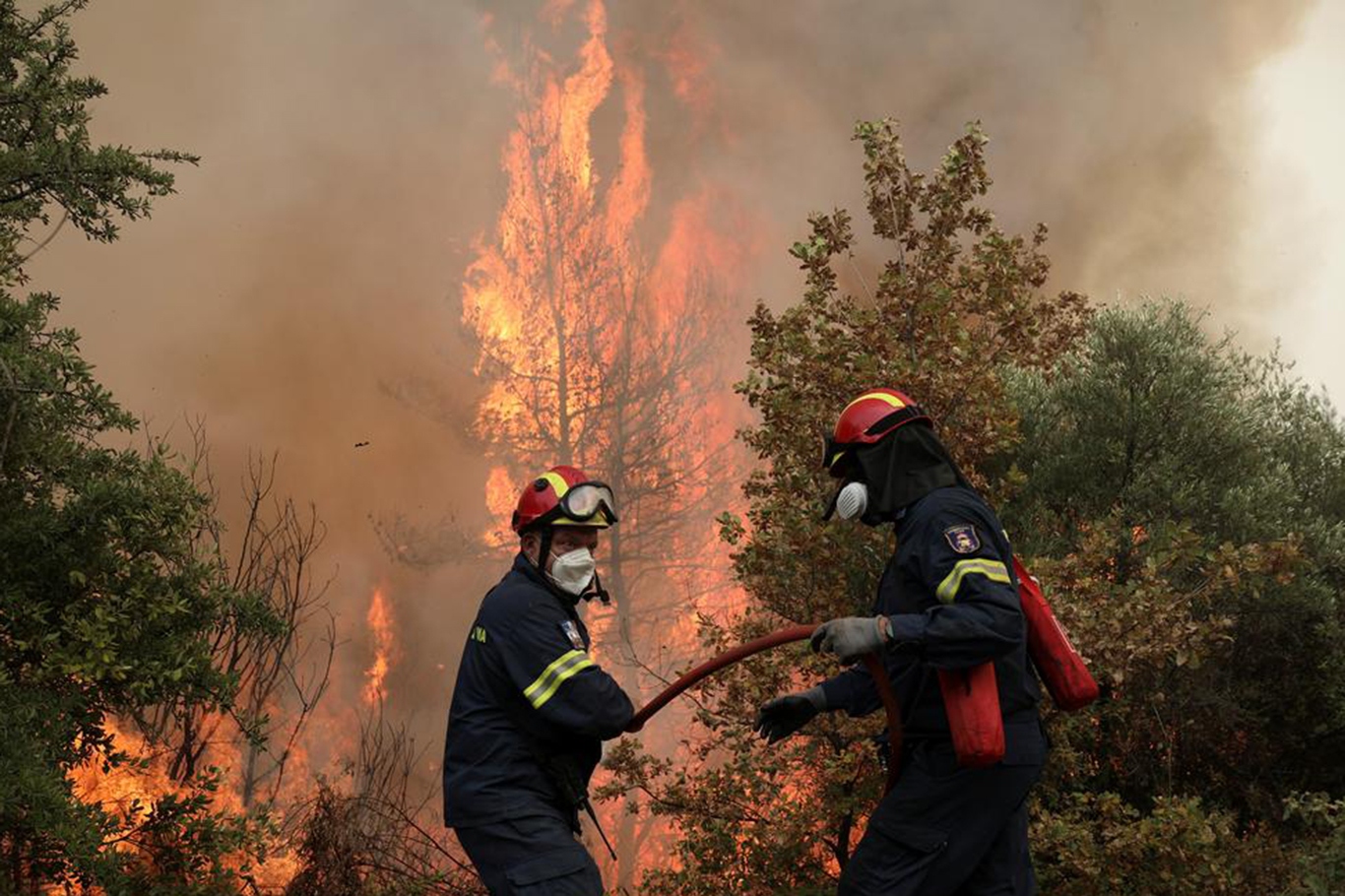 Two killed, including child, as wildfire sweeps through northern Greece