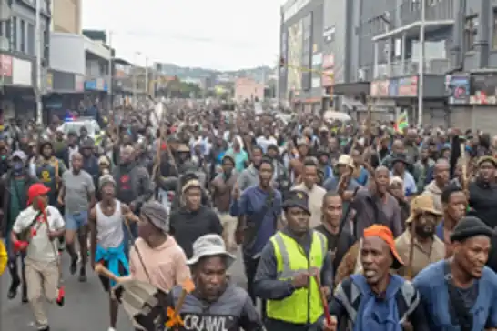 Thousands march across South Africa demanding deportation of undocumented migrants