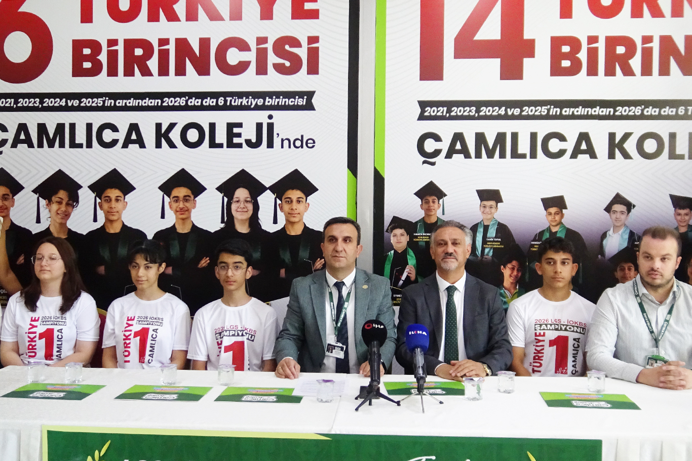 Çamlıca Koleji'inden 2026'da 6 Türkiye birinciliği