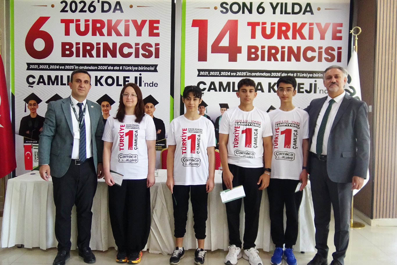 Çamlıca Koleji'inden 2026'da 6 Türkiye birinciliği