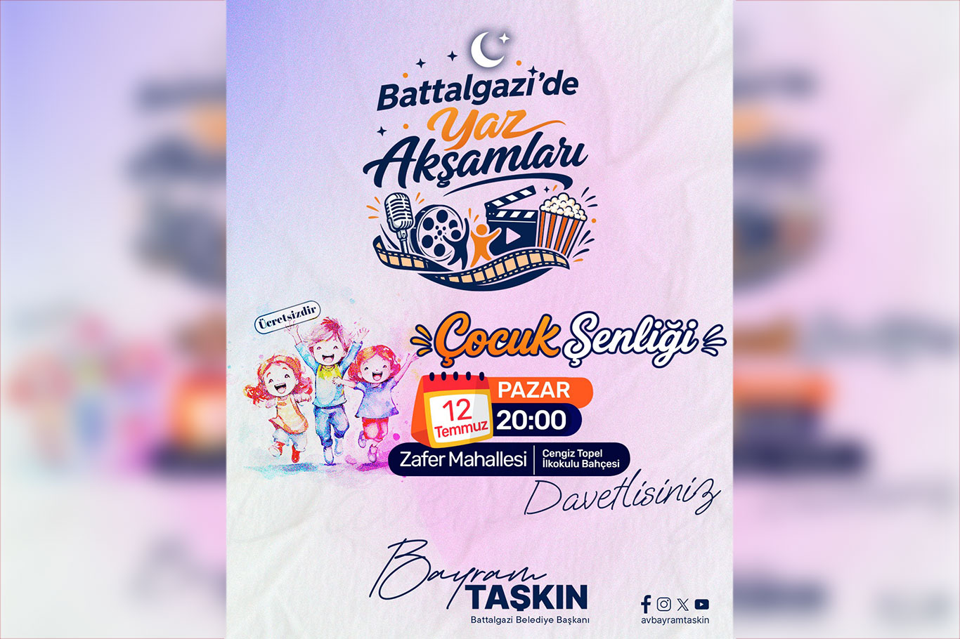 Battalgazi Belediyesinden her yaşa yönelik yaz etkinlikleri