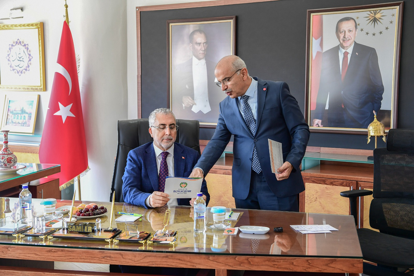 Bakan Işıkhan'dan Malatya Büyükşehir Belediyesi'ne ziyaret
