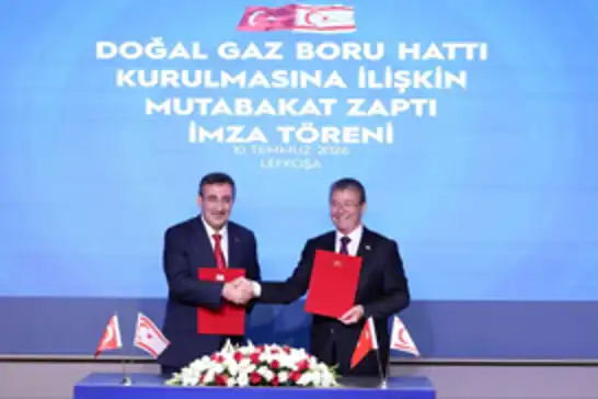Türkiye ile KKTC arasında doğal gaz tedariki için mutabakat zaptı imzalandı