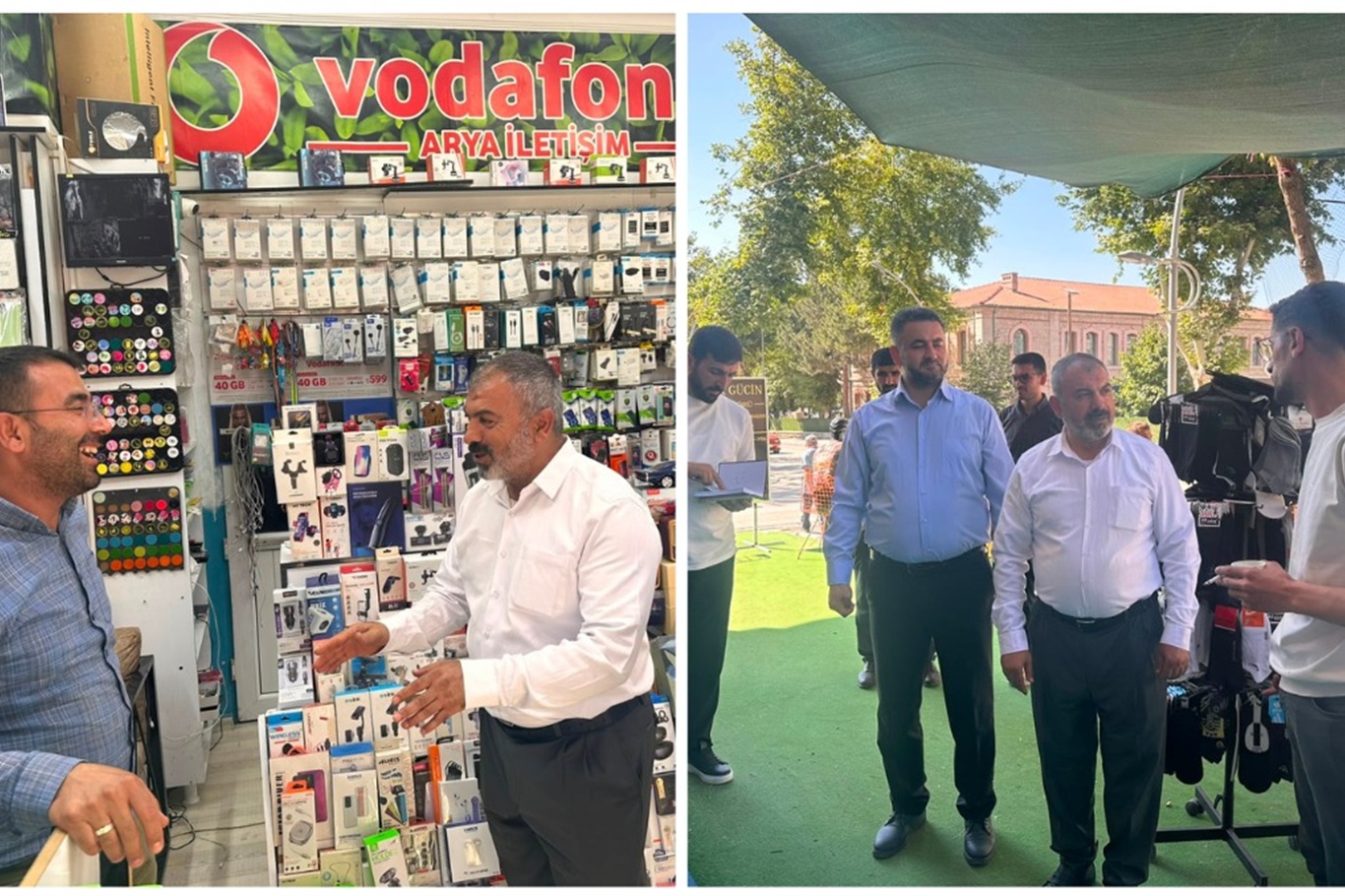 HÜDA PAR Malatya İl Başkanlığından Battalgazi'de esnaf ziyareti
