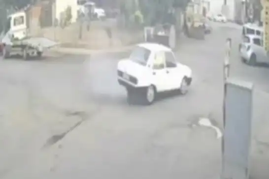 Drift atan sürücüye idari ve adli işlem uygulandı