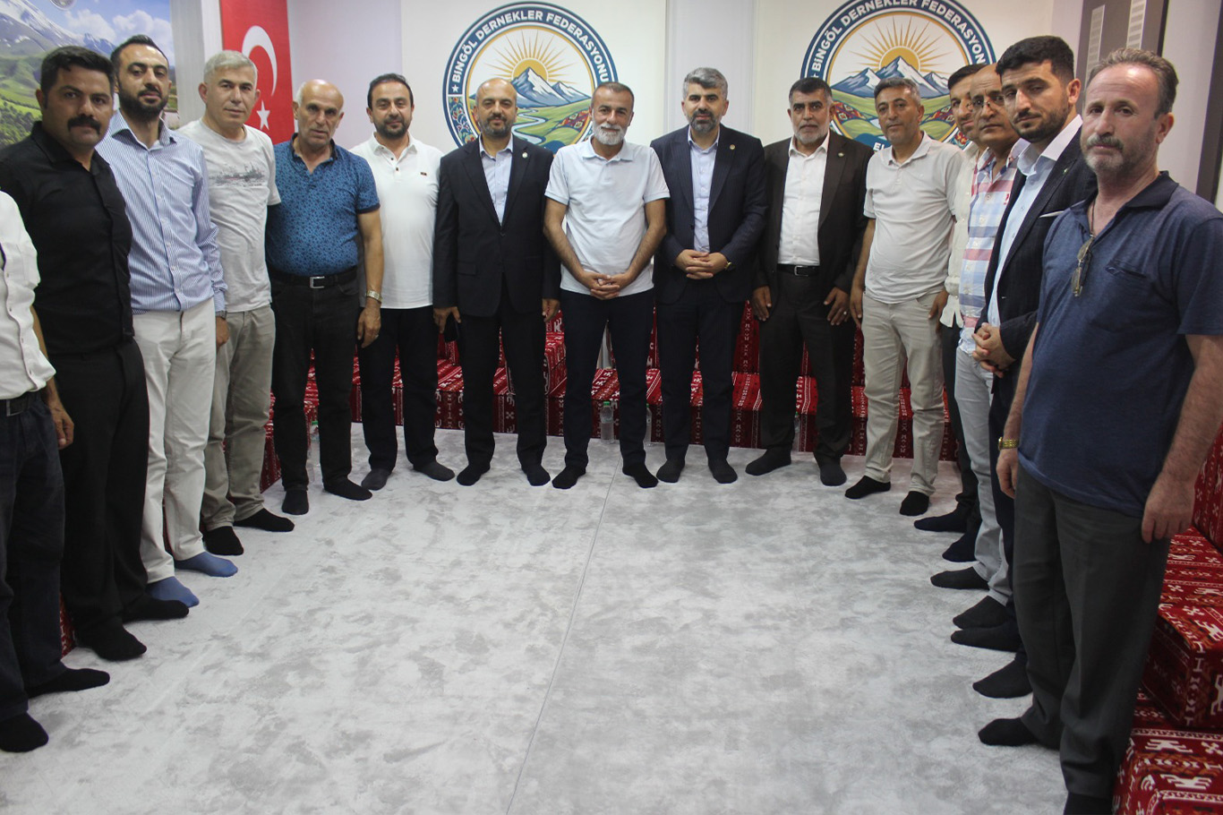 HÜDA PAR Bingöl Dernekler Federasyonu ziyareti