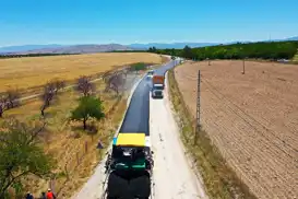 Malatya'da yol çalışmaları devam ediyor  