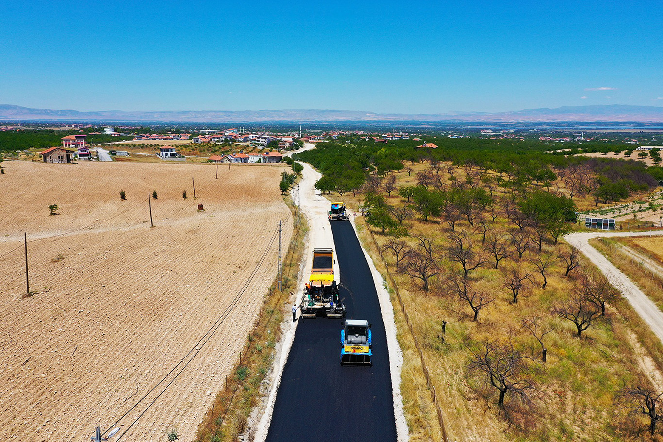 Malatya'da yol çalışmaları devam ediyor  