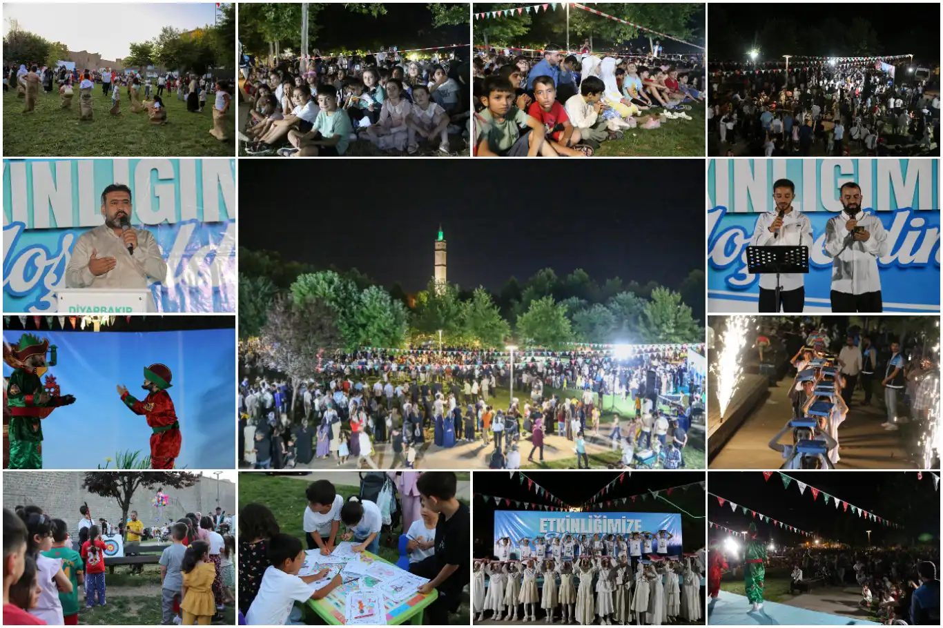 Davet ve Gençlik Hareketi'nin park etkinliğinde çocuklar ve aileler bir araya geldi