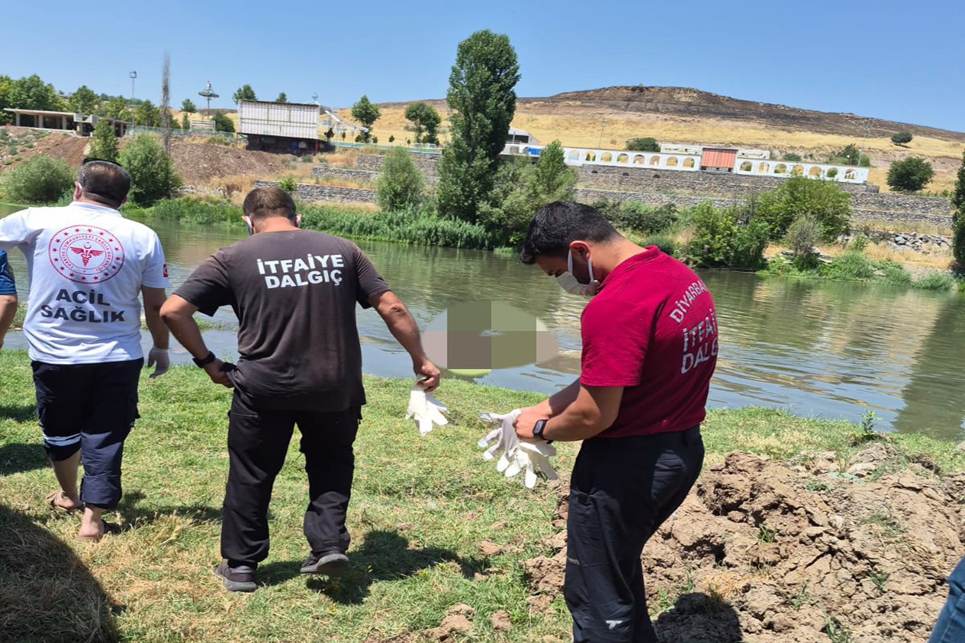 Dicle Nehri'nde erkek cesedi bulundu
