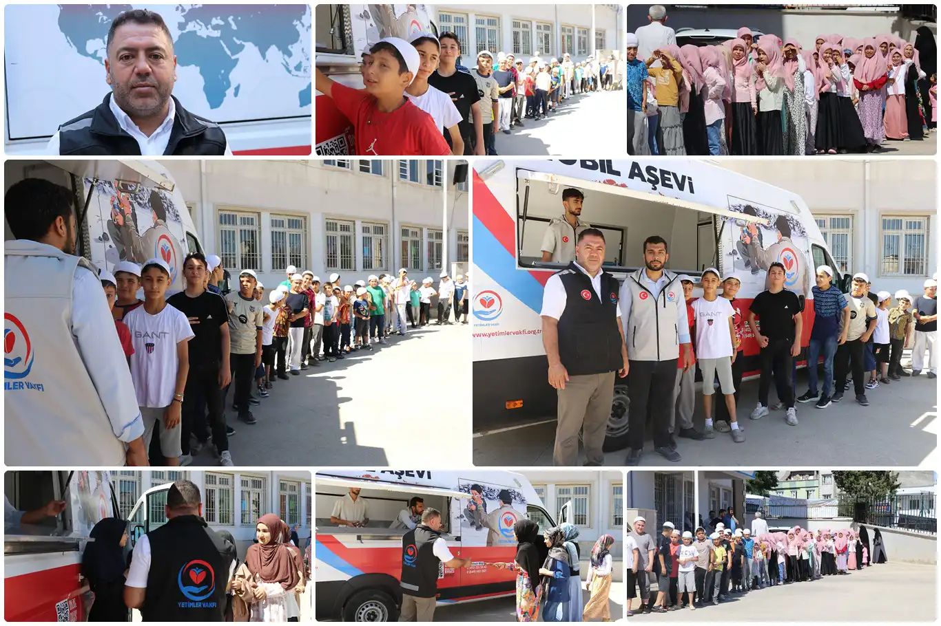 Gaziantep Yetimler Vakfı'ndan Kur'an kursu öğrencilerine dondurma ikramı