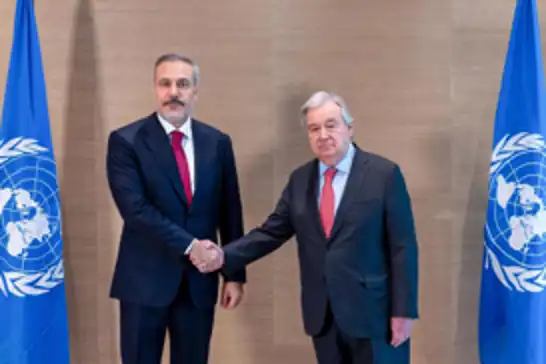 Bakan Fidan, BM Genel Sekreteri Guterres ile görüştü