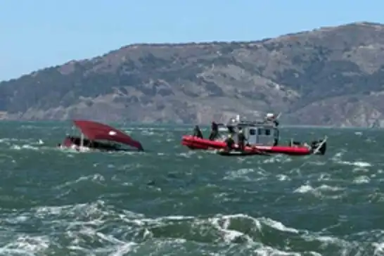 One dead, three missing after boat capsizes near Alcatraz Island in San Francisco Bay