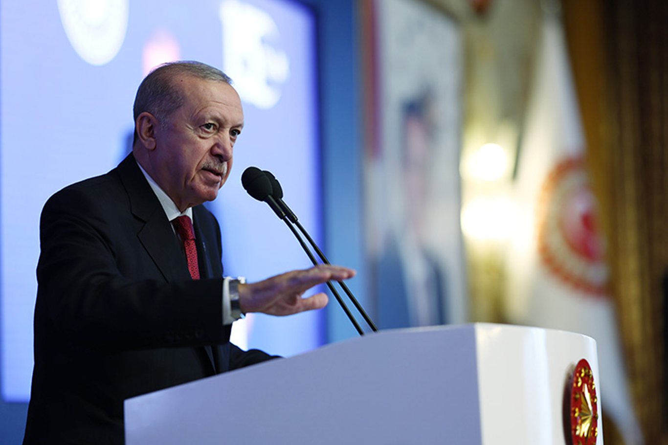 Cumhurbaşkanı Recep Tayyip Erdoğan, Türkiye Büyük Millet Meclisinde (TBMM) düzenlenen 15 Temmuz Anma Töreni’ne katılarak bir konuşma yaptı.