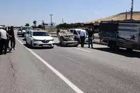 Diyarbakır'da kontrolden çıkan otomobil takla attı: 1 yaralı