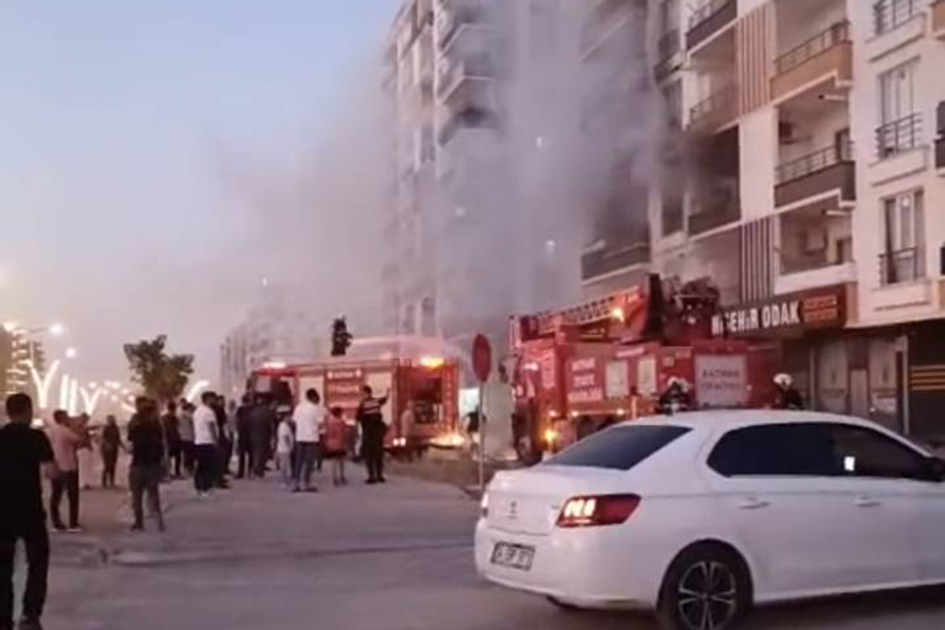 Batman'da dairenin mutfak bölümünde çıkan yangın maddi hasara yol açtı 