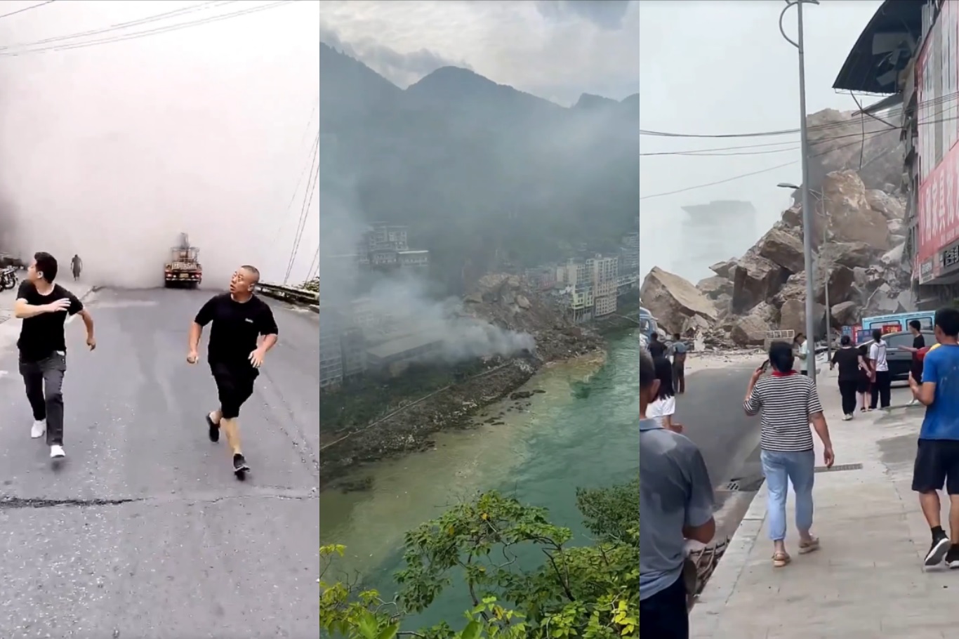 Major rescue operation underway after landslide hits Chongqing in southwest China