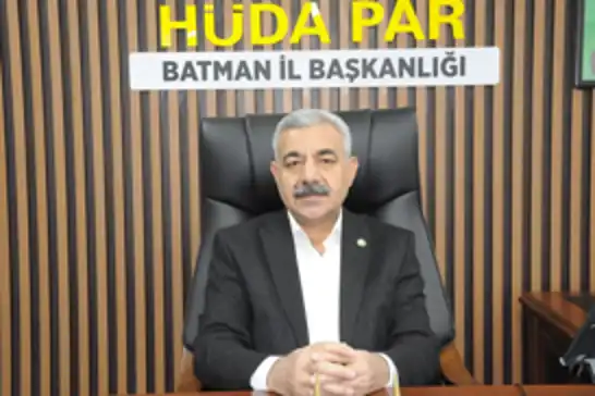 HÜDA PAR İl Başkanı Şahin: Gazze'deki insani kriz her geçen gün derinleşiyor