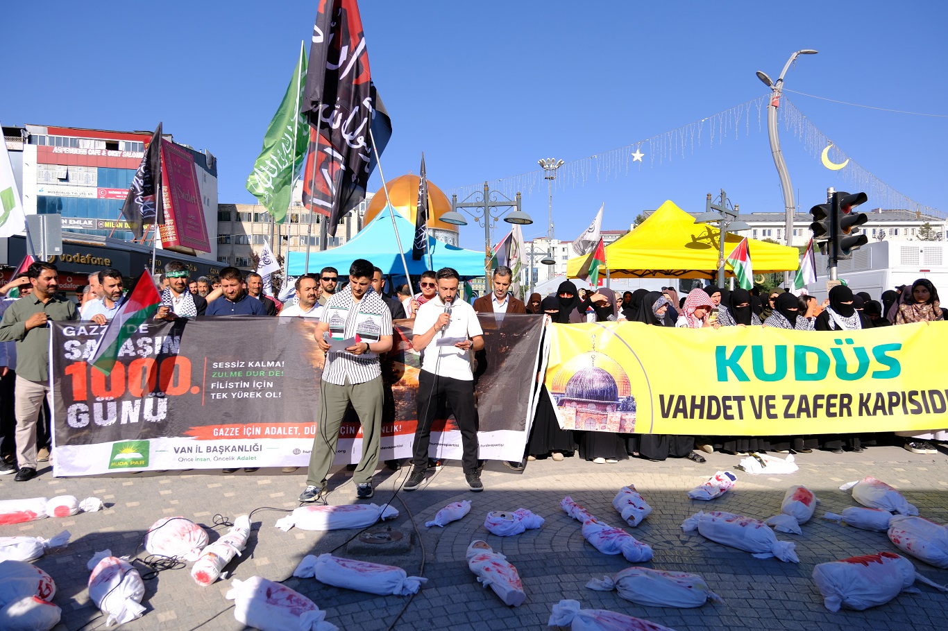 HÜDA PAR Gazze basın açıklaması