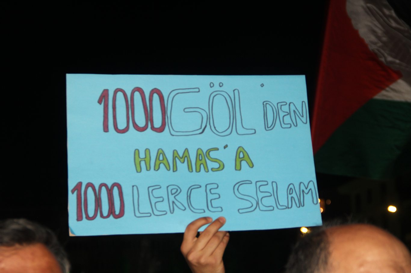 Gazze'deki soykırımın 1000'inci gününde Bingöl'den siyonist katliama tepki
