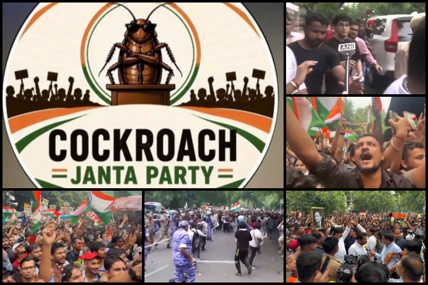 Indian students clash with police during march for education reforms