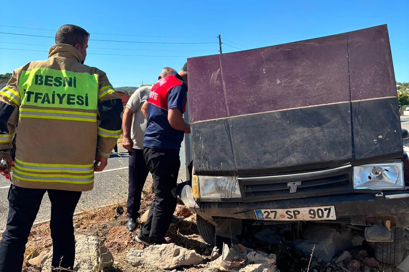 Adıyaman'da trafik kazası: 3 yaralı