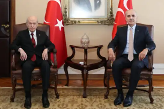 TBMM Başkanı Kurtulmuş, Bahçeli'yi ziyaret etti