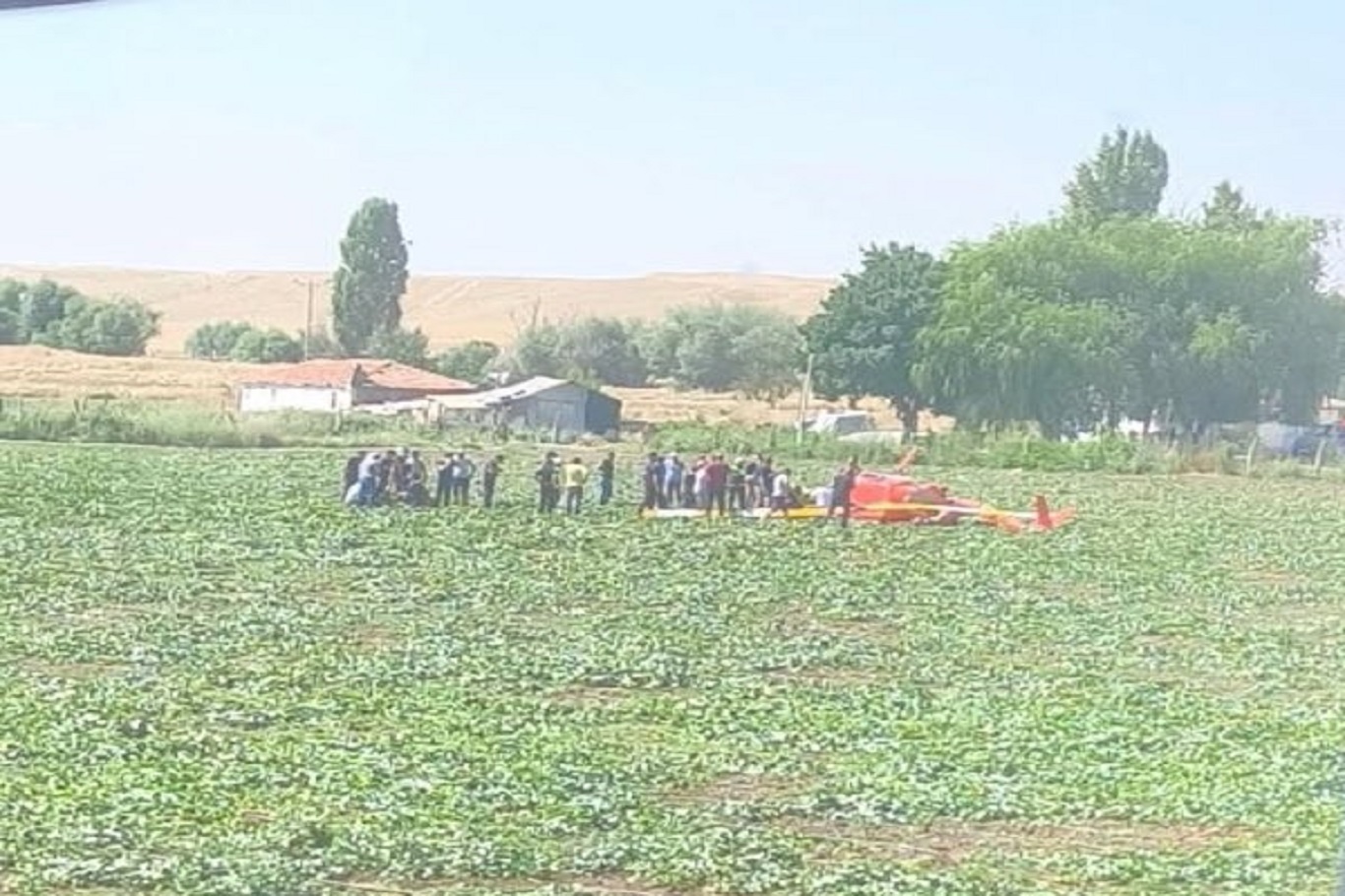 Li Enqereyê helîkoptereke perwerdeyê ket: 2 birîndar