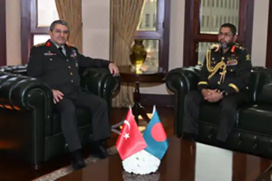Türkiye's Chief of the General Staff meets with his Bangladesh counterpart in Ankara