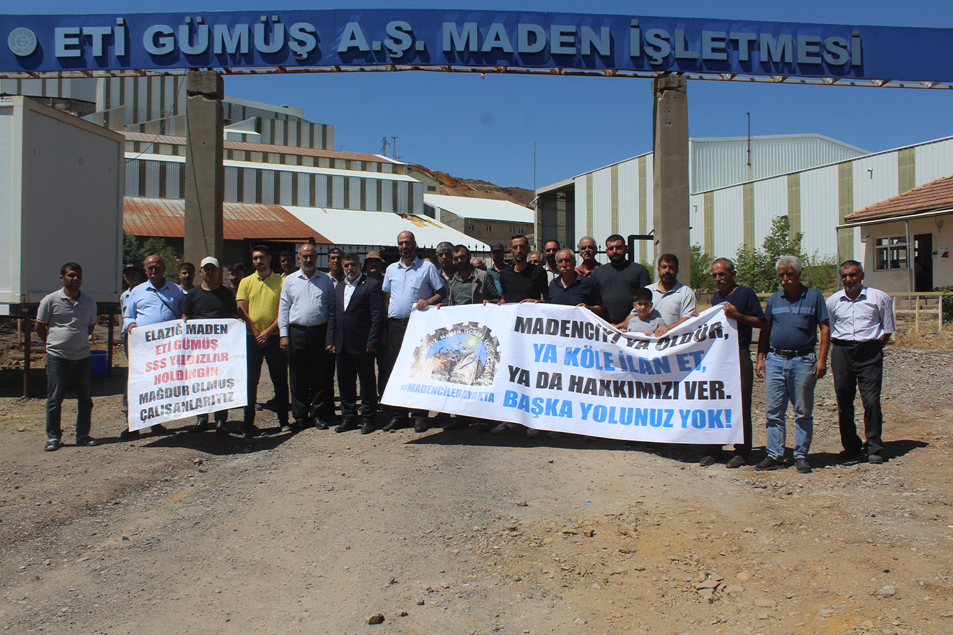 HÜDA PAR Elazığ İl Başkanlığından maden işçilerine destek: İşçinin alın teri korunmalıdır
