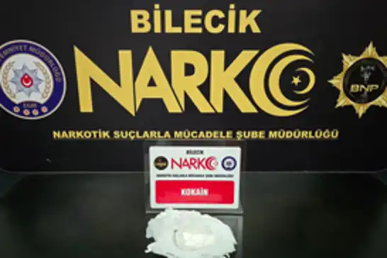 Bilecik'te kokain ele geçirildi: Bir şüpheli gözaltına alındı
