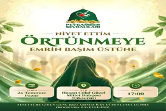 Gaziantep'te "Niyet ettim örtünmeye" programına davet