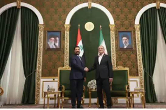 "بزشكيان" يستقبل "علي الزيدي" في طهران