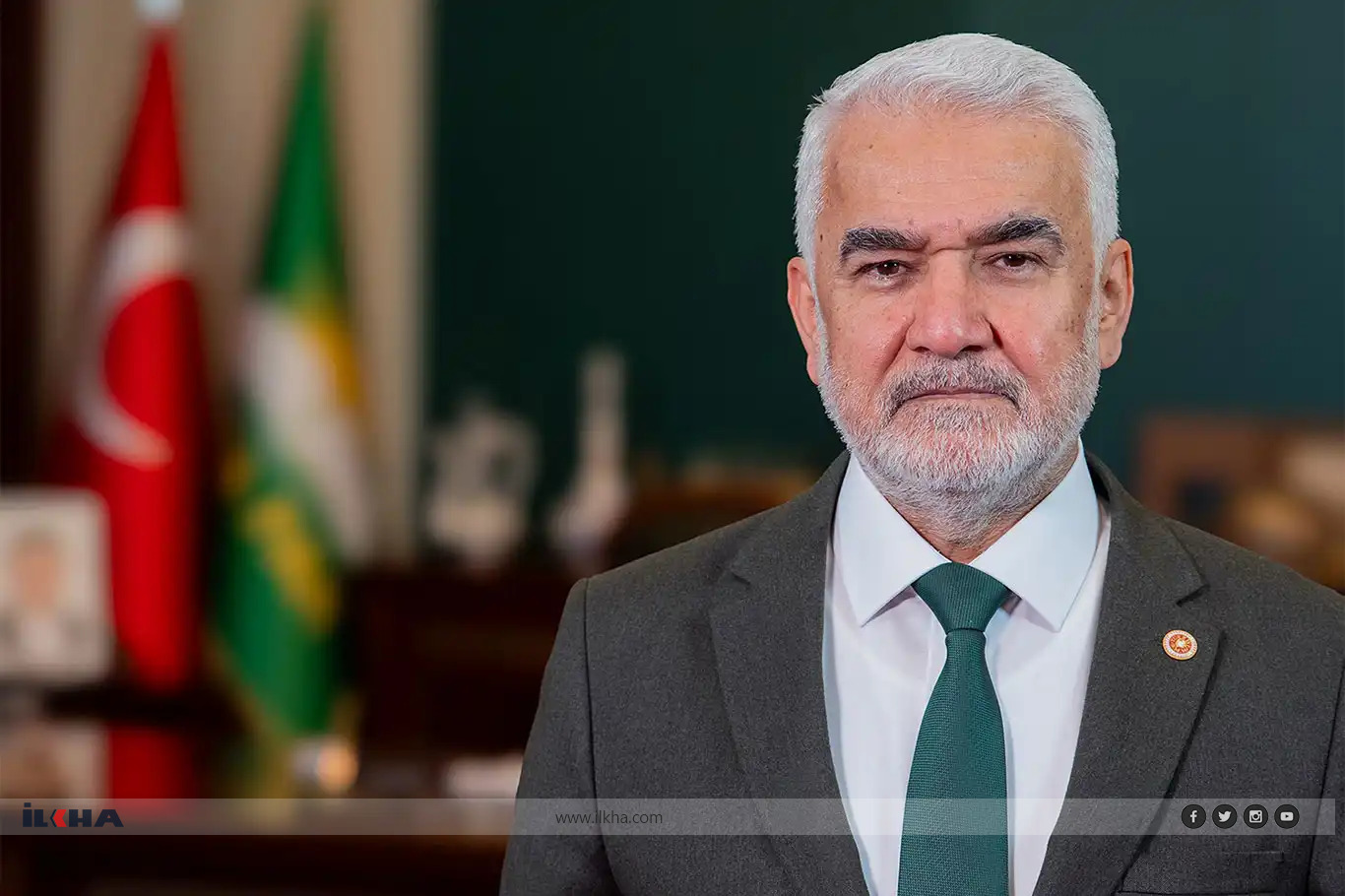 HÜDA PAR's Yapıcıoğlu congratulates Khalil al-Hayya on election as Hamas leader 