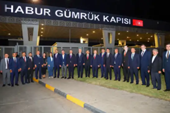 Ticaret Bakanı Bolat, Habur Sınır Kapısı'nda incelemelerde bulundu