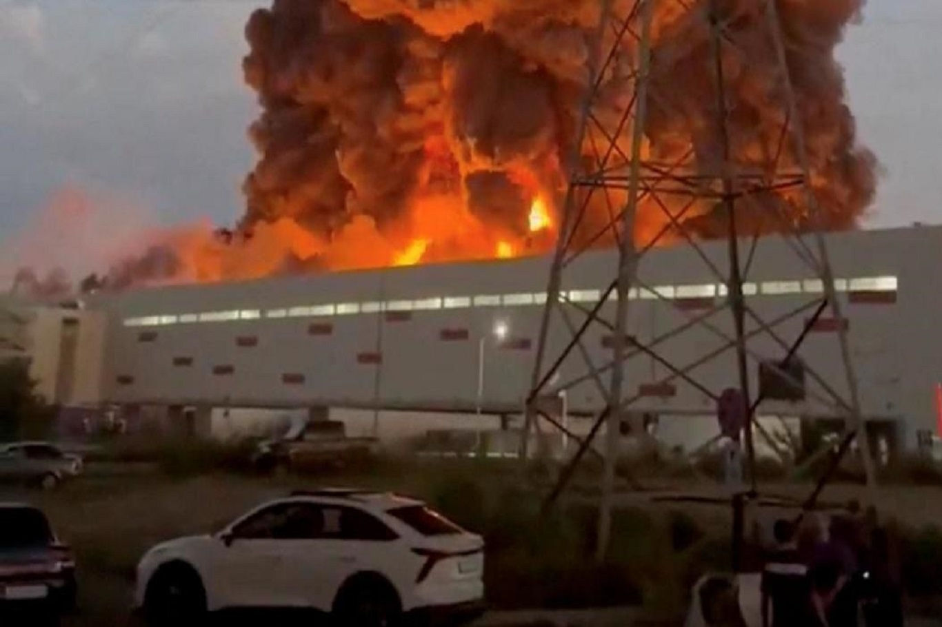 Russian drone strike hits Wildberries warehouse in Leningrad region, injuring three