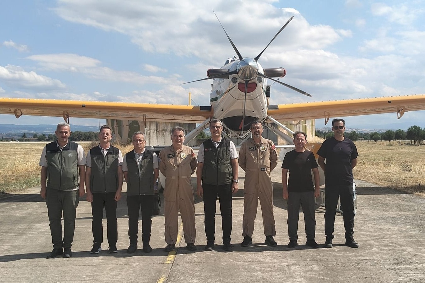 Air Tractor tipi yangın söndürme uçakları Bursa’da konuşlandırıldı