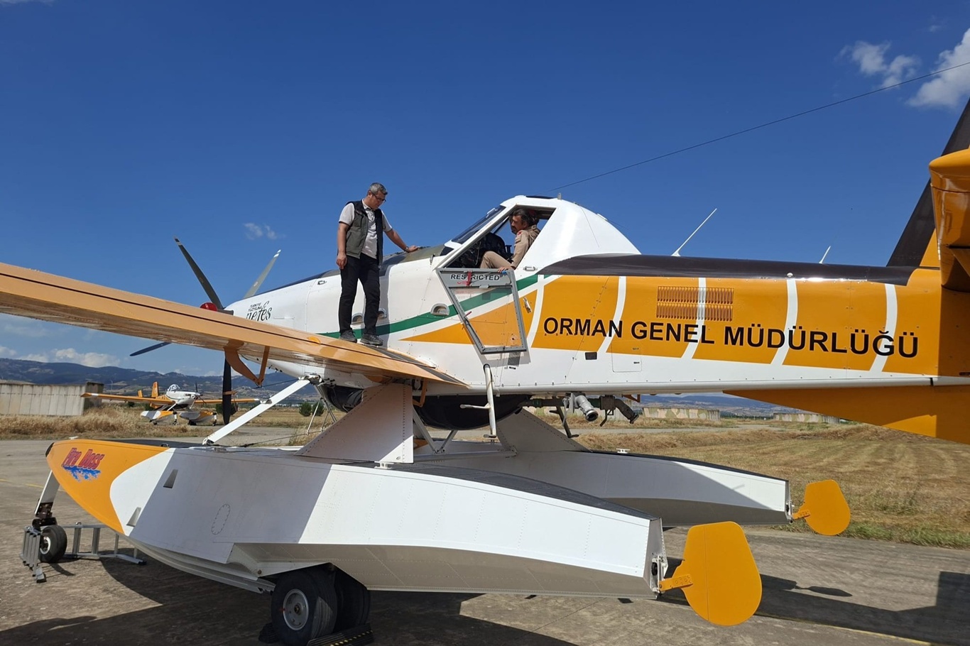 Air Tractor tipi yangın söndürme uçakları Bursa’da konuşlandırıldı