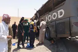 رووداوێکی هاتوچۆی توند لە سوریا: ٣٥ کوژراو و ٣٠ بریندار