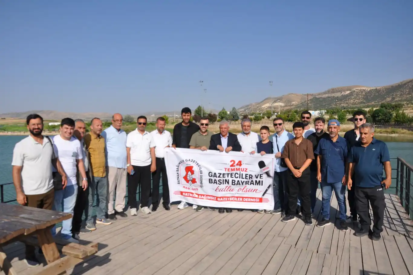 Basın Bayramı'nda gazeteciler Gercüş'te buluştu