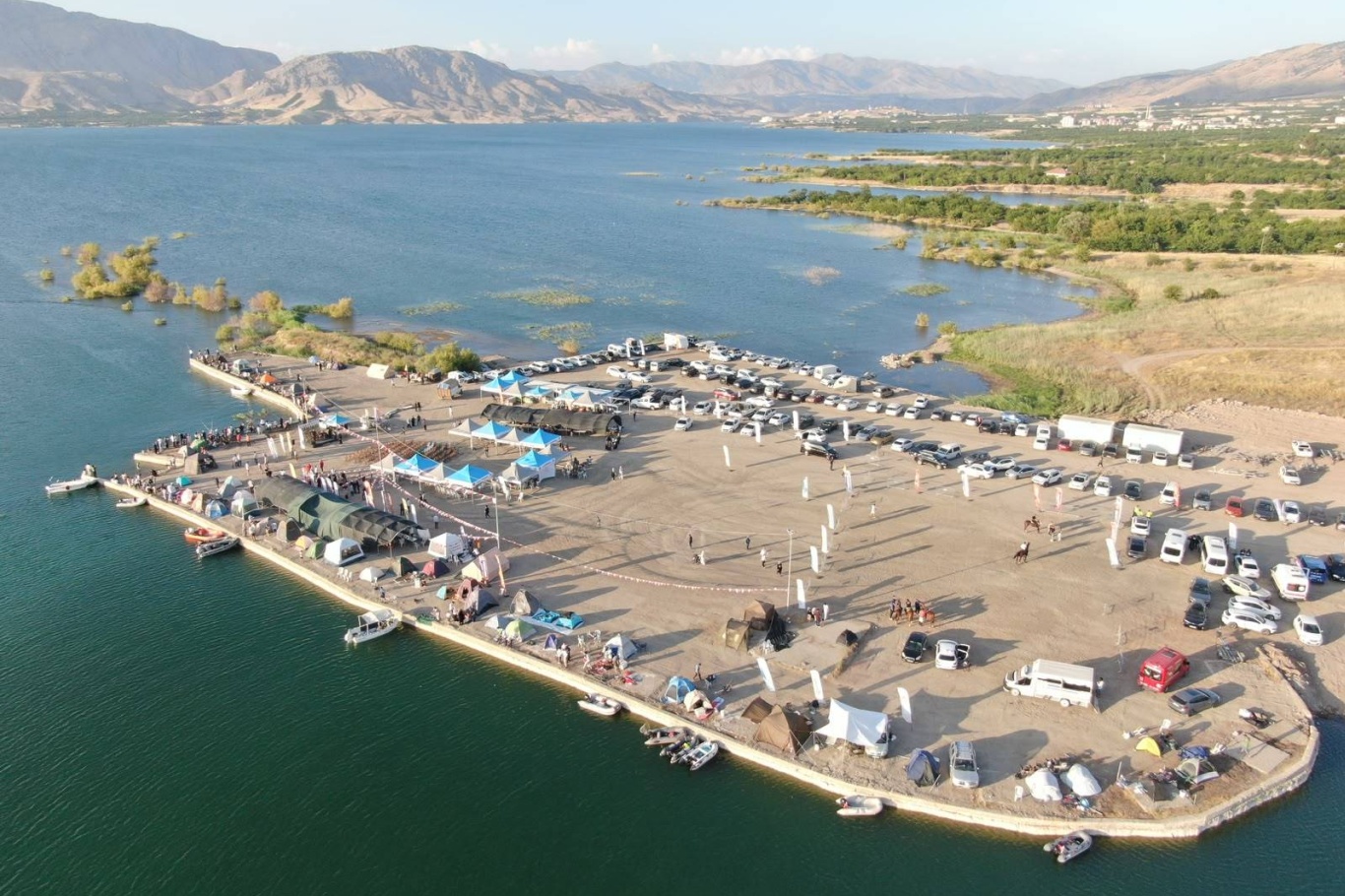 Malatya'da turna balığı yakalama yarışması uluslararası katılımla gerçekleştirildi