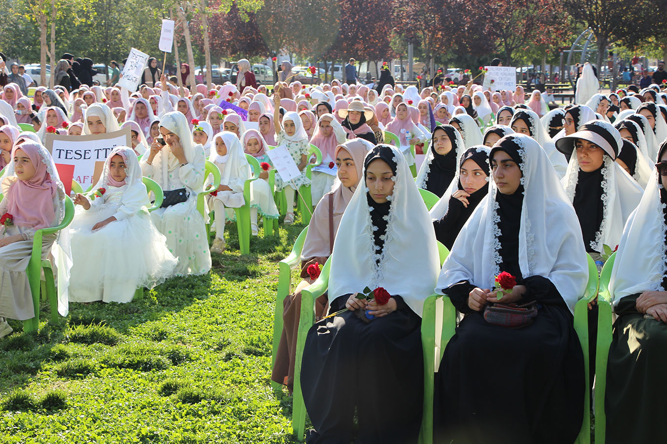 Gaziantep'te "Niyet Ettim Örtünmeye, Emrin Başım Üstüne" etkinliği düzenlendi