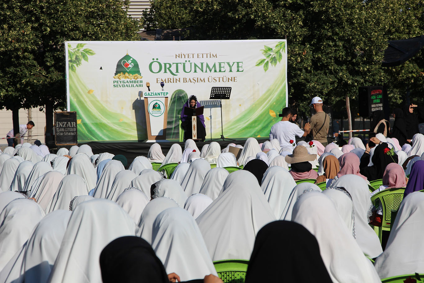 Gaziantep'te "Niyet Ettim Örtünmeye, Emrin Başım Üstüne" etkinliği düzenlendi