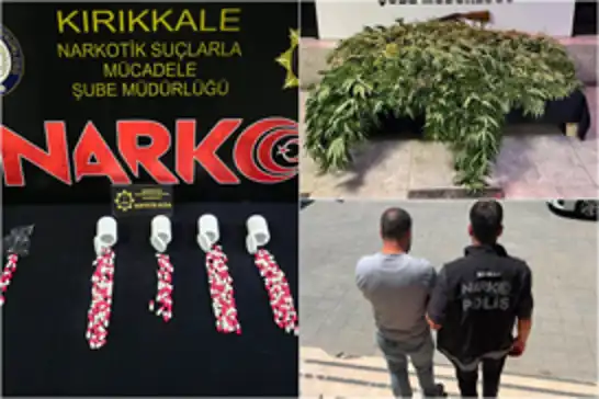 Kırıkkale'de uyuşturucu operasyonunda 1 şüpheli tutuklandı