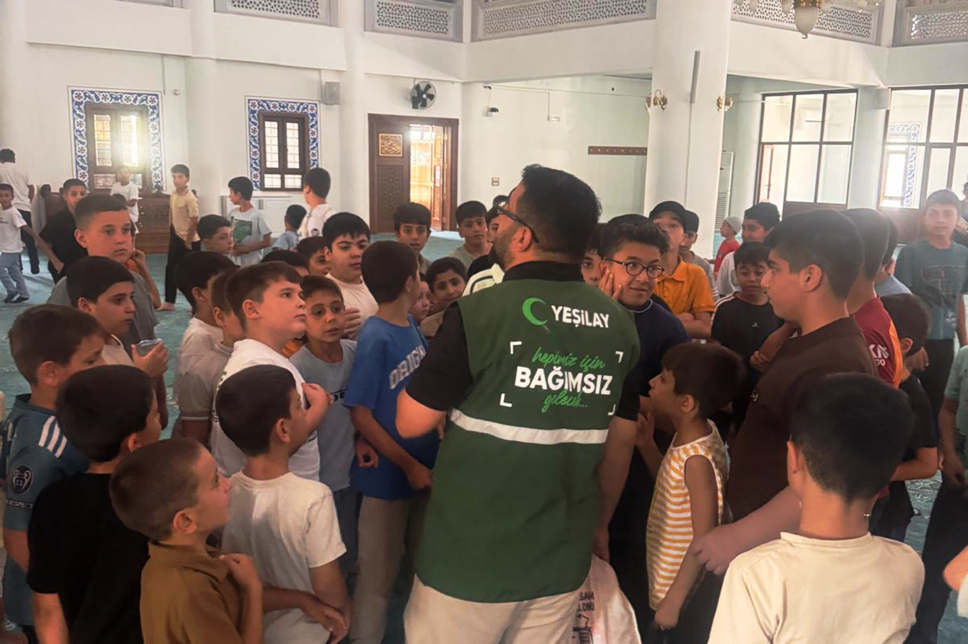 YEŞİLAY ŞIRNAK'TA YAZ KUR'AN KURSU ÖĞRENCİLERİYLE BULUŞTU 