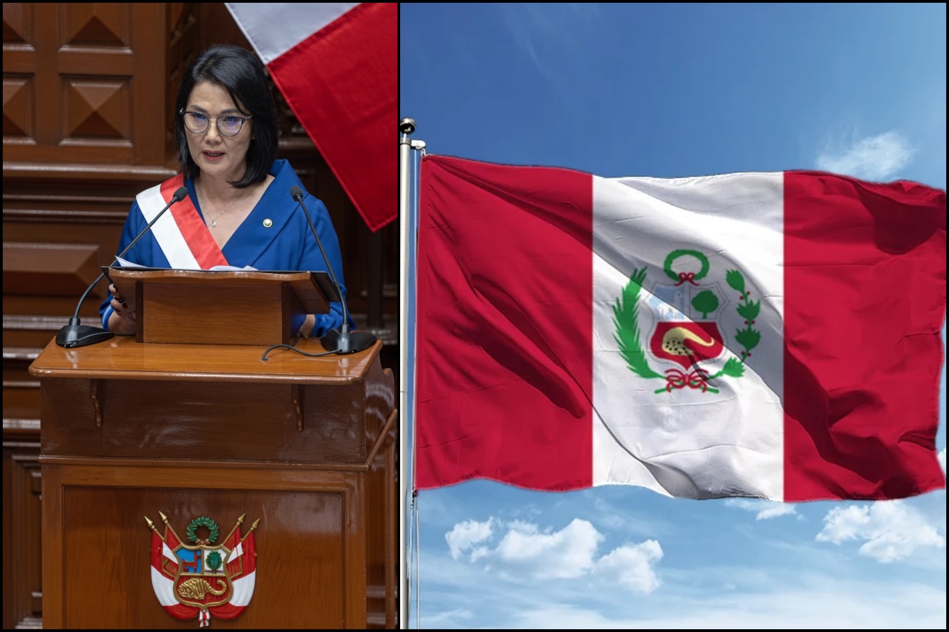 Keiko Fujimori sworn in as Peru's first elected female president